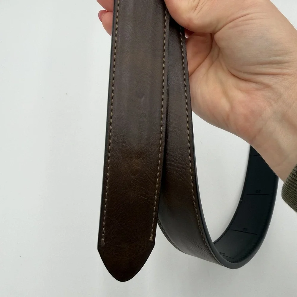 Men's Brown‎ Belt Adjustable Length (44 - 38 Inch Waist) Cut To Size